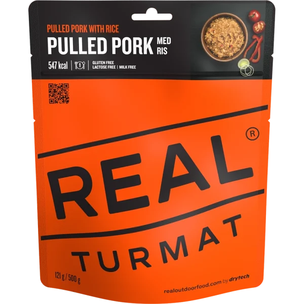 Real Turmat Pulled Pork med Ris