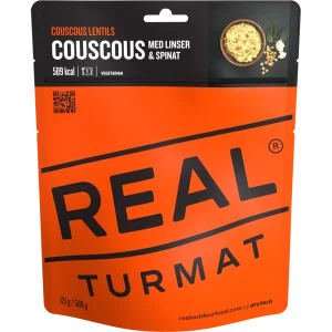 Real Turmat Couscous med Linser & Spenat