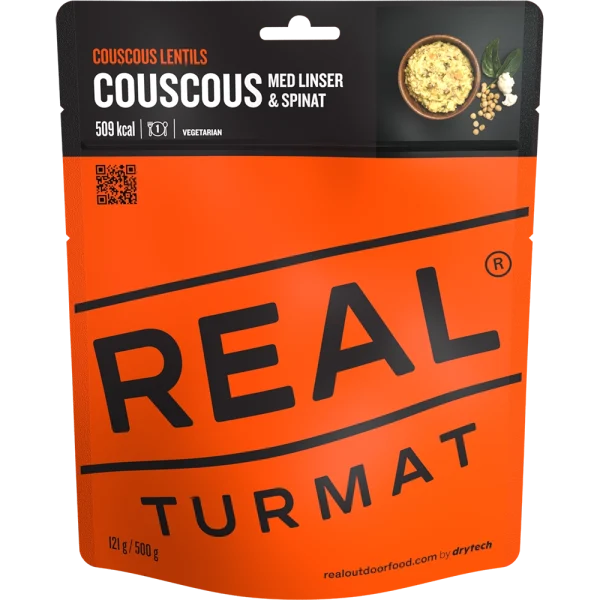 Real Turmat Couscous med Linser & Spenat