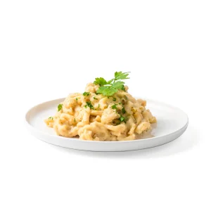 Scrambled eggs with pasta - Food Force