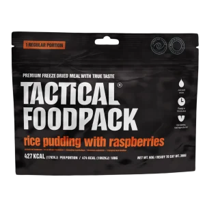 Rice pudding with Raspberries - Tactical Foodpack