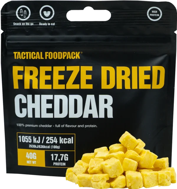 Freeze-Dried Cheddar Snacks - Tactical Foodpack
